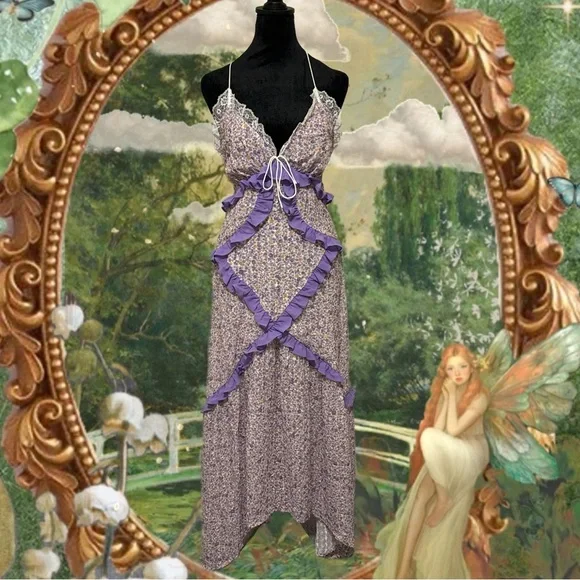 NWT For love and lemons 🍋 maxi dress - Picture 2 of 4